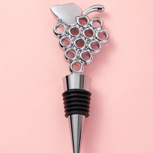 Bouchon Inox - Stopper - Grappe - Argenté ou Doré