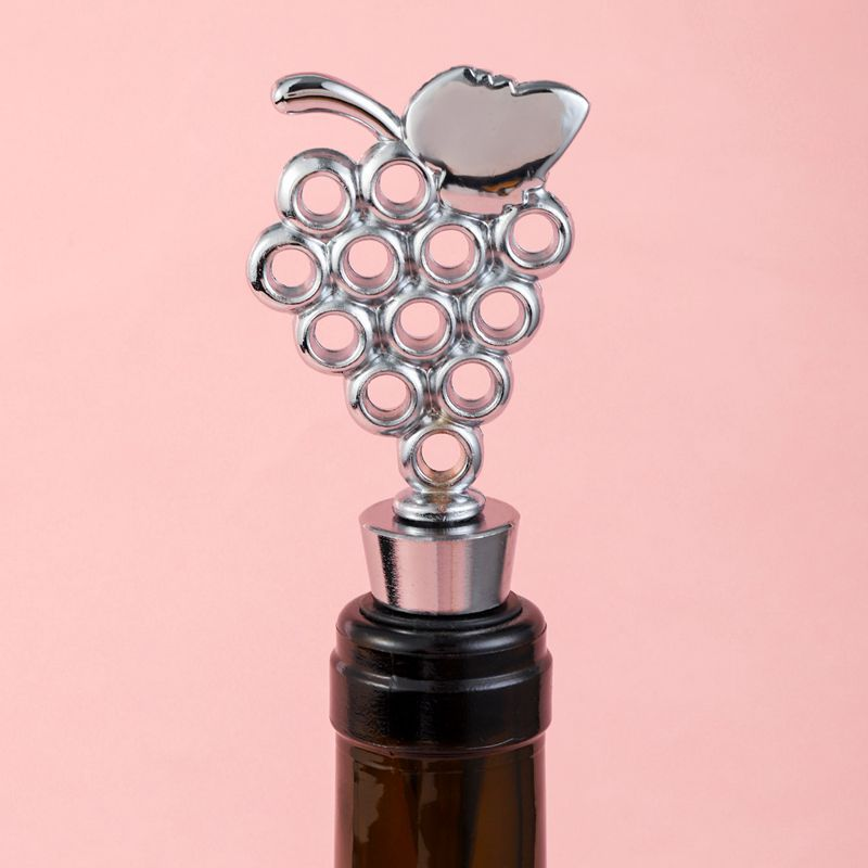 Bouchon Inox - Stopper - Grappe - Argenté ou Doré