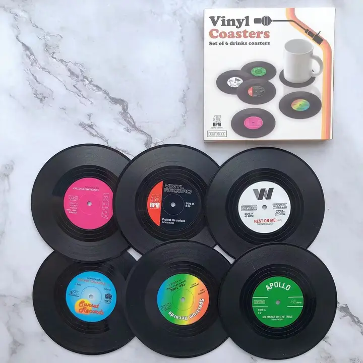 Dessous de Verres - Vyniles/LP - 6 pièces
