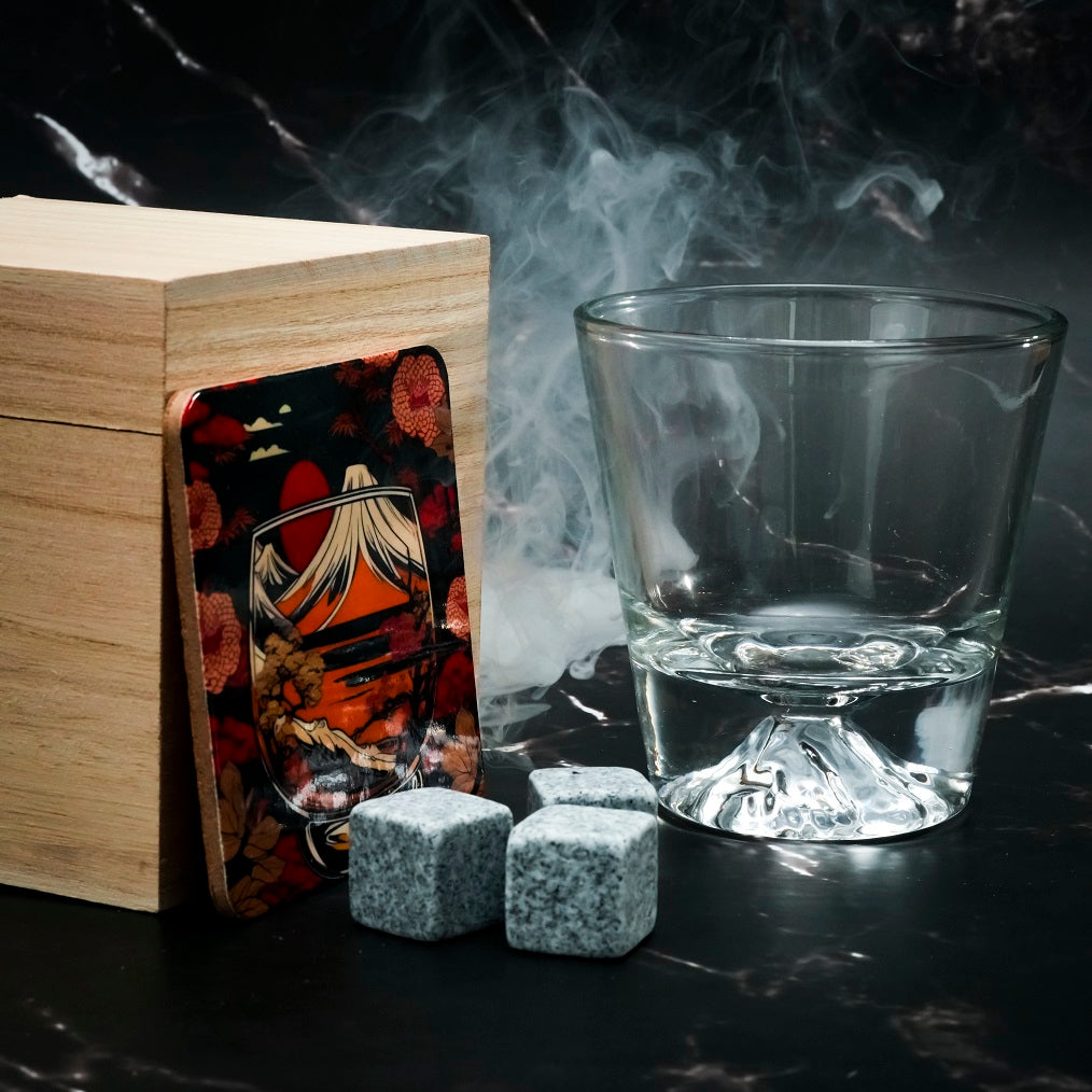 Verre Japonais Ajiwai 321 - Coffret Bois