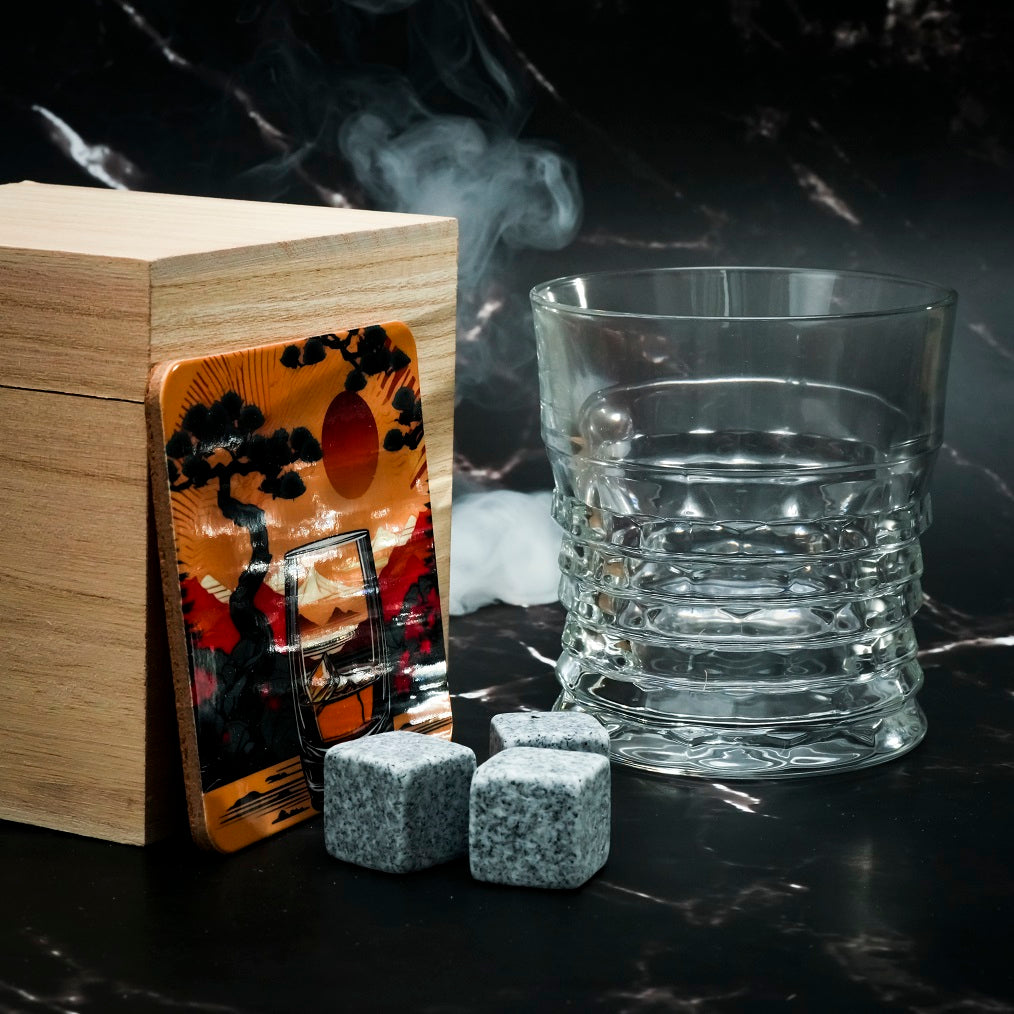 Verre Japonais Ajiwai 326 - Coffret Bois