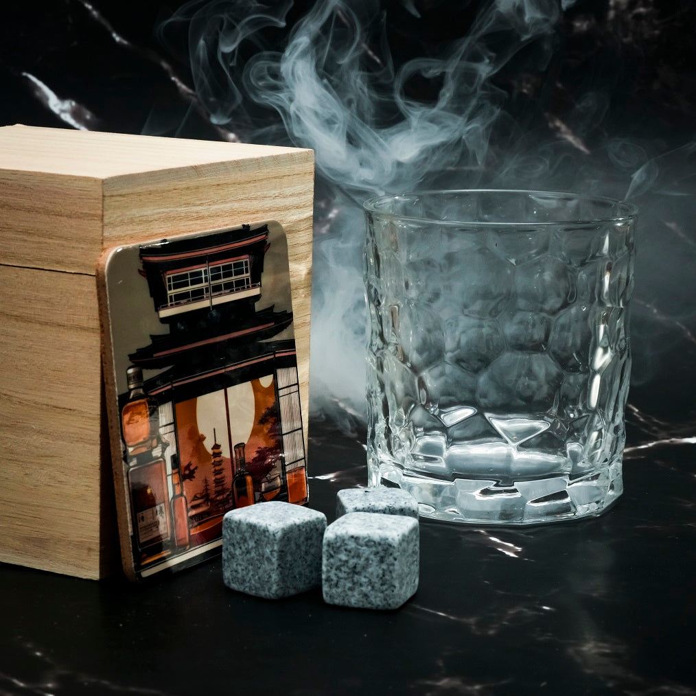 Verre Japonais Ajiwai 336 - Coffret Bois