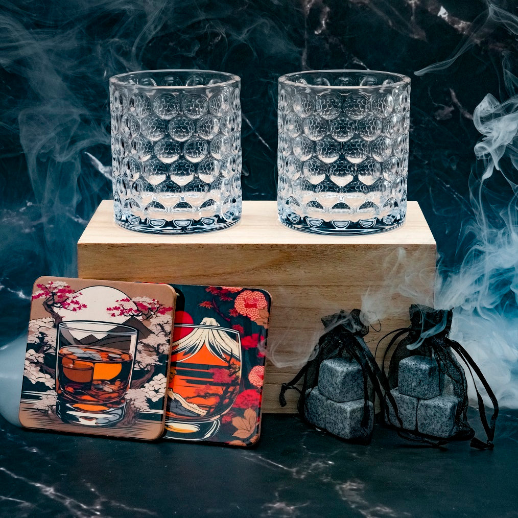 Verre Japonais Ajiwai 337 - Coffret Bois