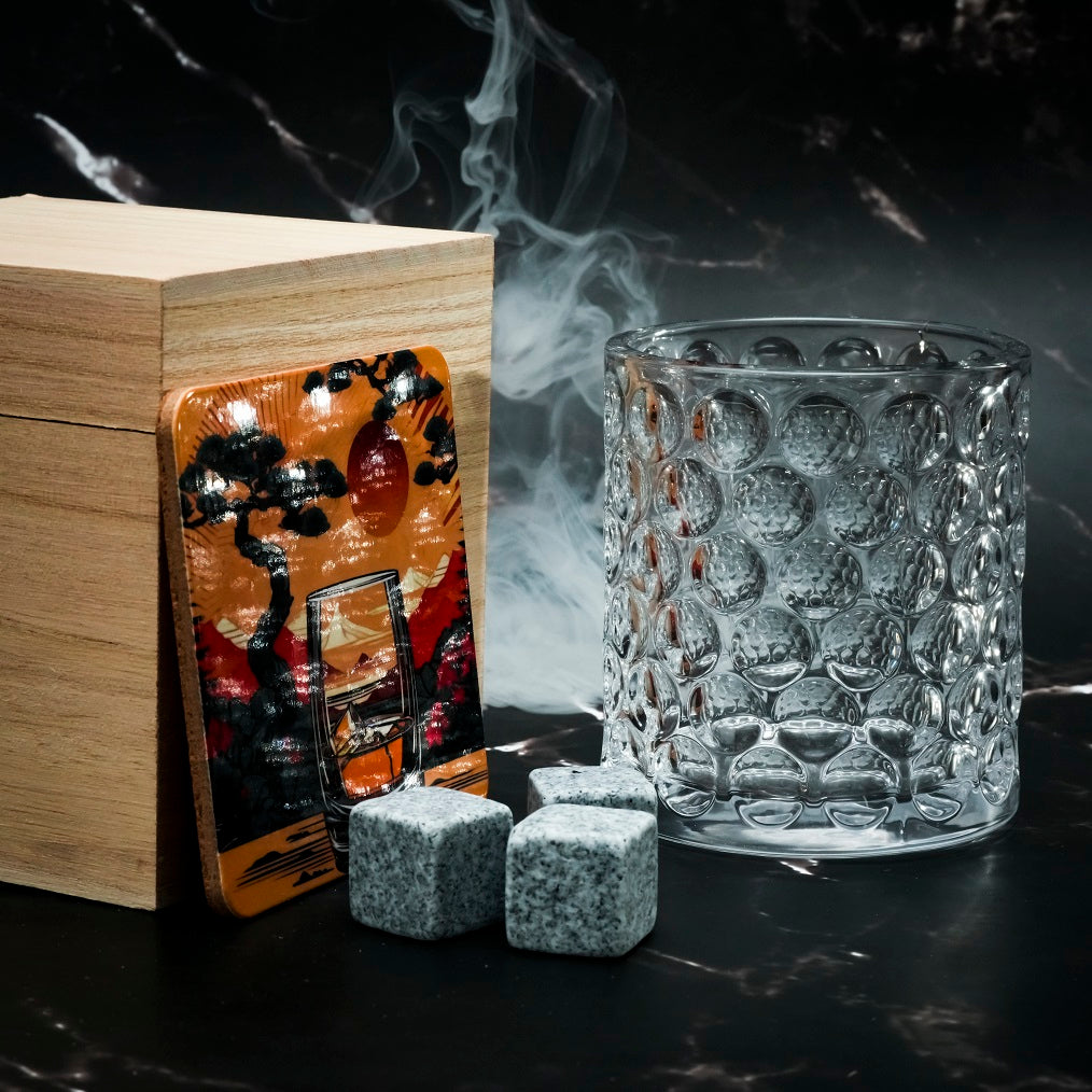 Verre Japonais Ajiwai 337 - Coffret Bois