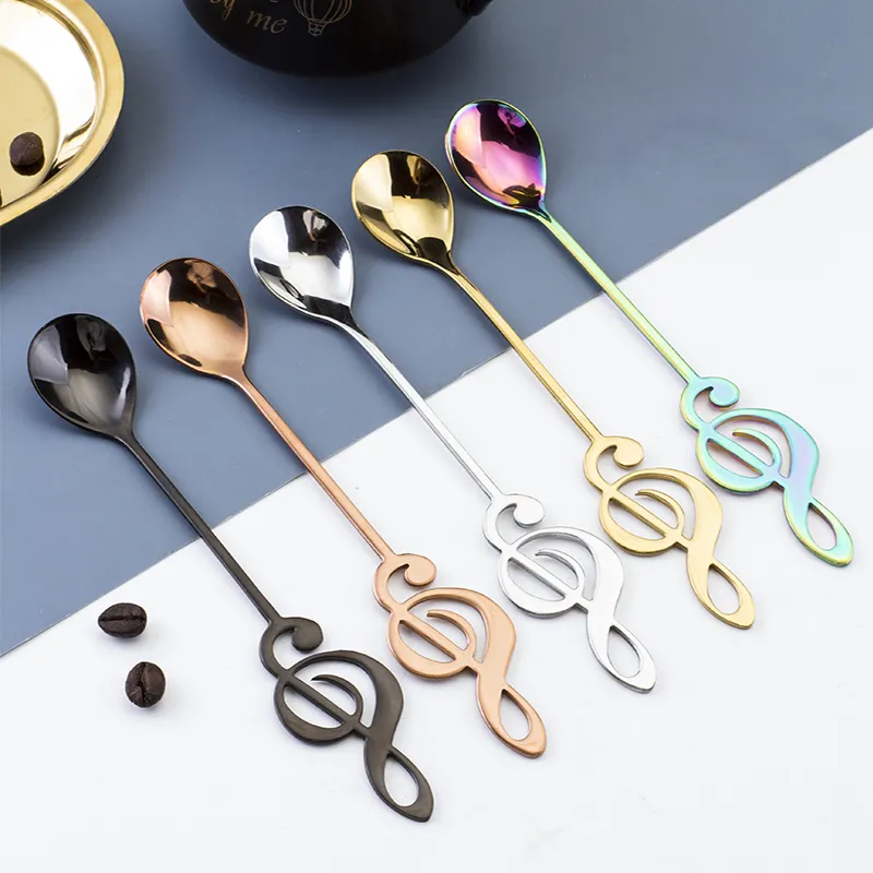 Cuillère 'Music Note' - 4 couleurs disponibles