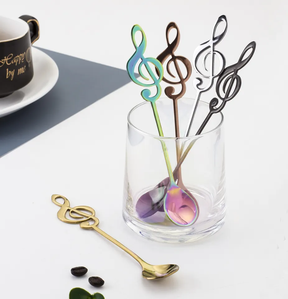 Cuillère 'Music Note' - 4 couleurs disponibles