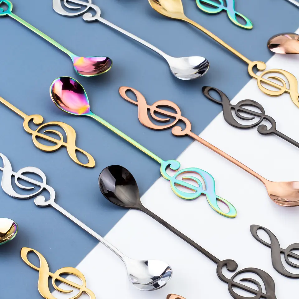 Cuillère 'Music Note' - 4 couleurs disponibles