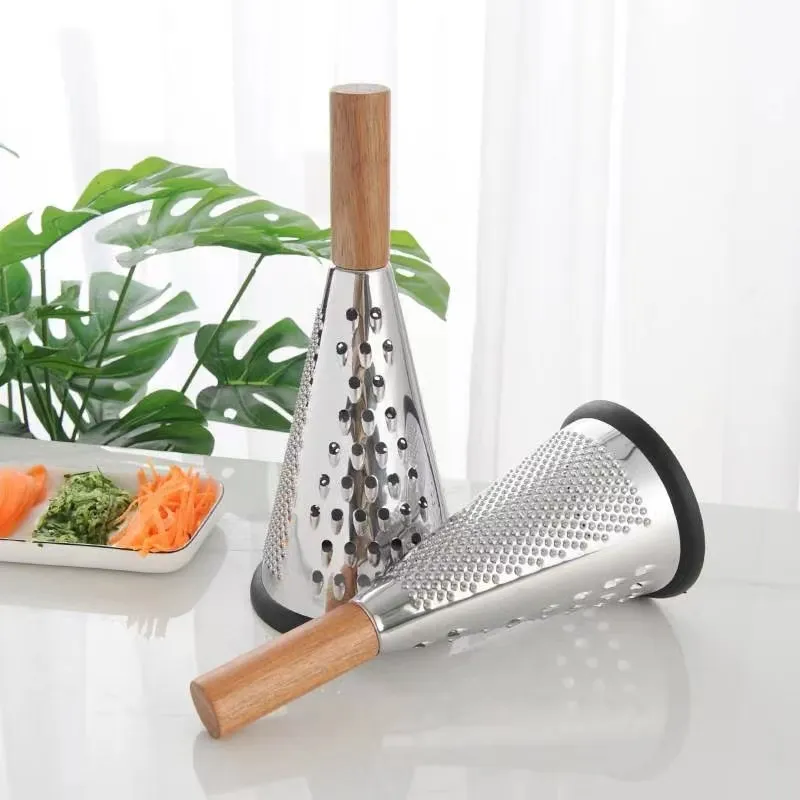 Râpe conique - Inox et bois