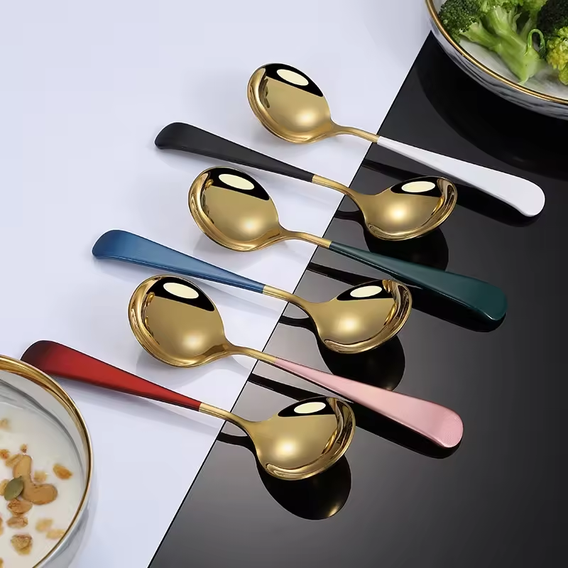 Cuillère 'Cupping' - 10 couleurs- Dessert, thé, café ou petit-déjeuner