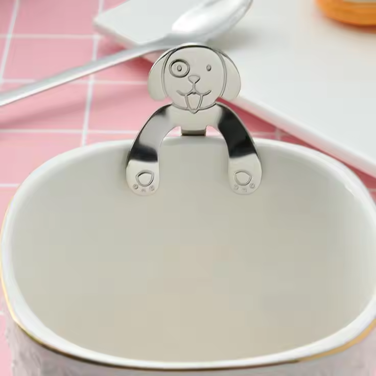 Cuillère Chien - Pour le Thé, le Café ou le Dessert - 4 Couleurs