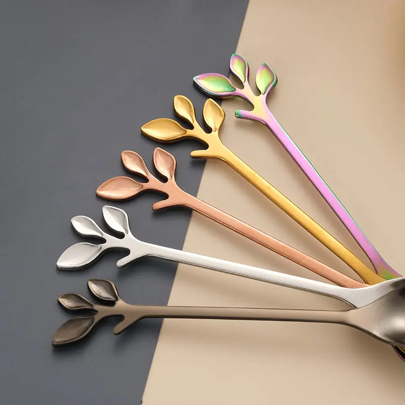 Fourchette Brin d'Olivier - Pour apéritifs, tapas ou desserts - 4 couleurs