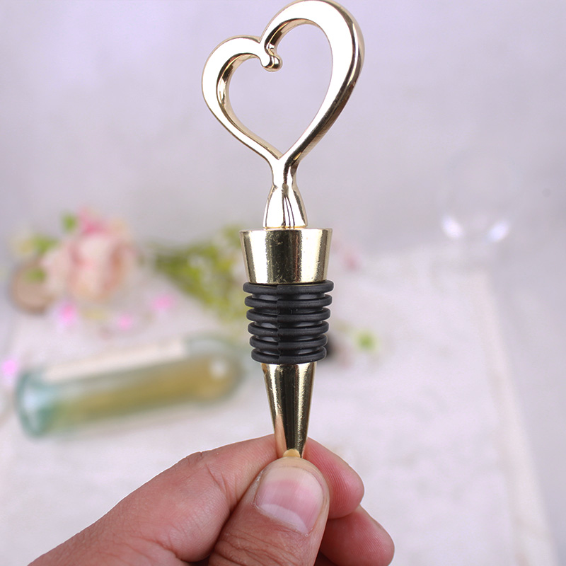 Bouchon Inox - Stopper - Cœur - Argenté ou Doré