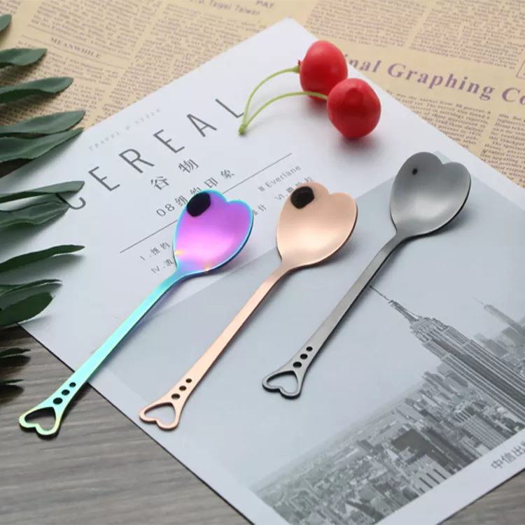 Cuillère Cœur - 4 Couleurs