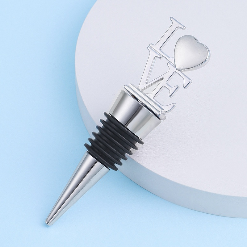Bouchon Inox - Stopper - Love - Argenté ou Doré