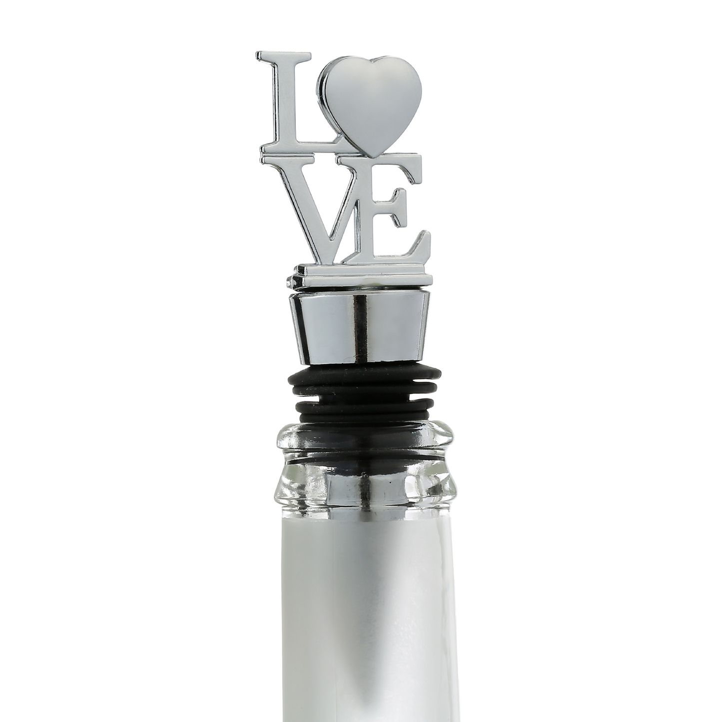 Bouchon Inox - Stopper - Love - Argenté ou Doré