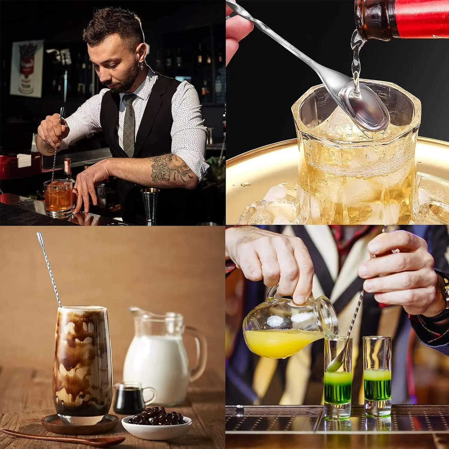 Cuillère à cocktail / Stirrer - 5 coloris disponibles
