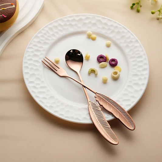 Fourchette Plume - Pour apéritifs, tapas ou desserts - 4 couleurs