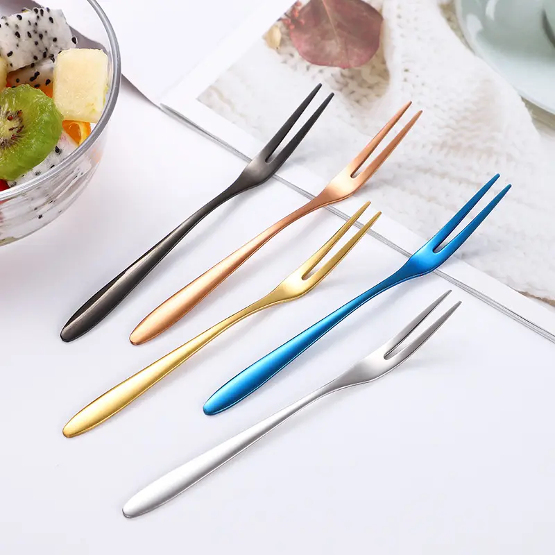Petite fourchette - 10 couleurs- Pour apéritifs, tapas ou desserts