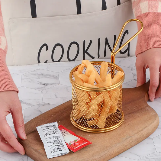 Panier à Frites - Rond - 4 couleurs disponibles