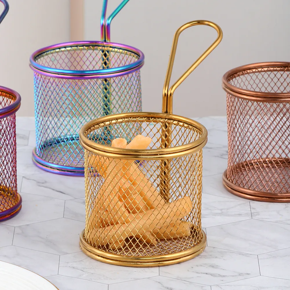 Panier à Frites - Rond - 4 couleurs disponibles