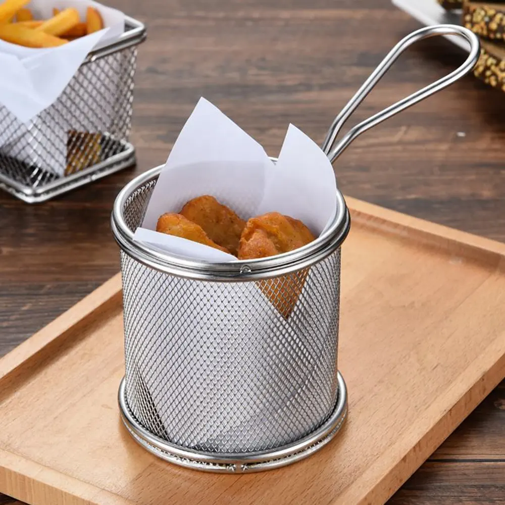 Panier à Frites - Rond - 4 couleurs disponibles
